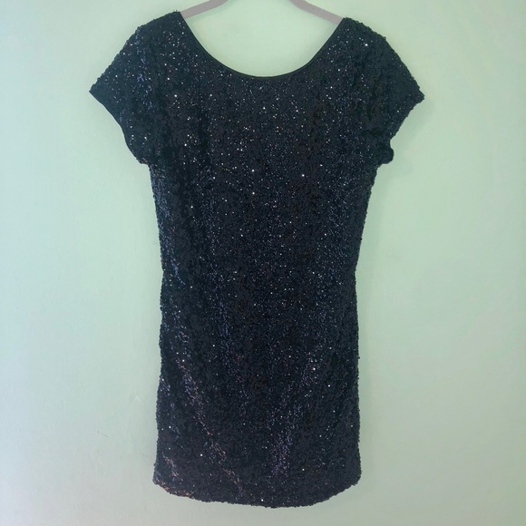 COPY - SUPER CUTE Into The Stardust Black Sequin … - Picture 3 of 4